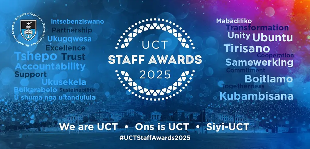 UCT Staff Awards 2025 RSVP banner