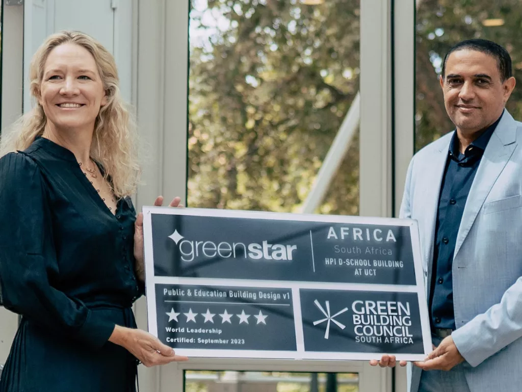 d-school Afrika’s exceptional 6-Star rating by the Green Building Council SA
