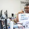 Student participating in the UCT Phonathon.